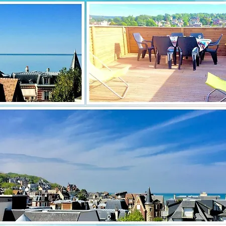 Vue Mer Panoramique Incroyable - Lesparisnormands - Centre Et Plage A 50M Villers-sur-Mer Exterior photo